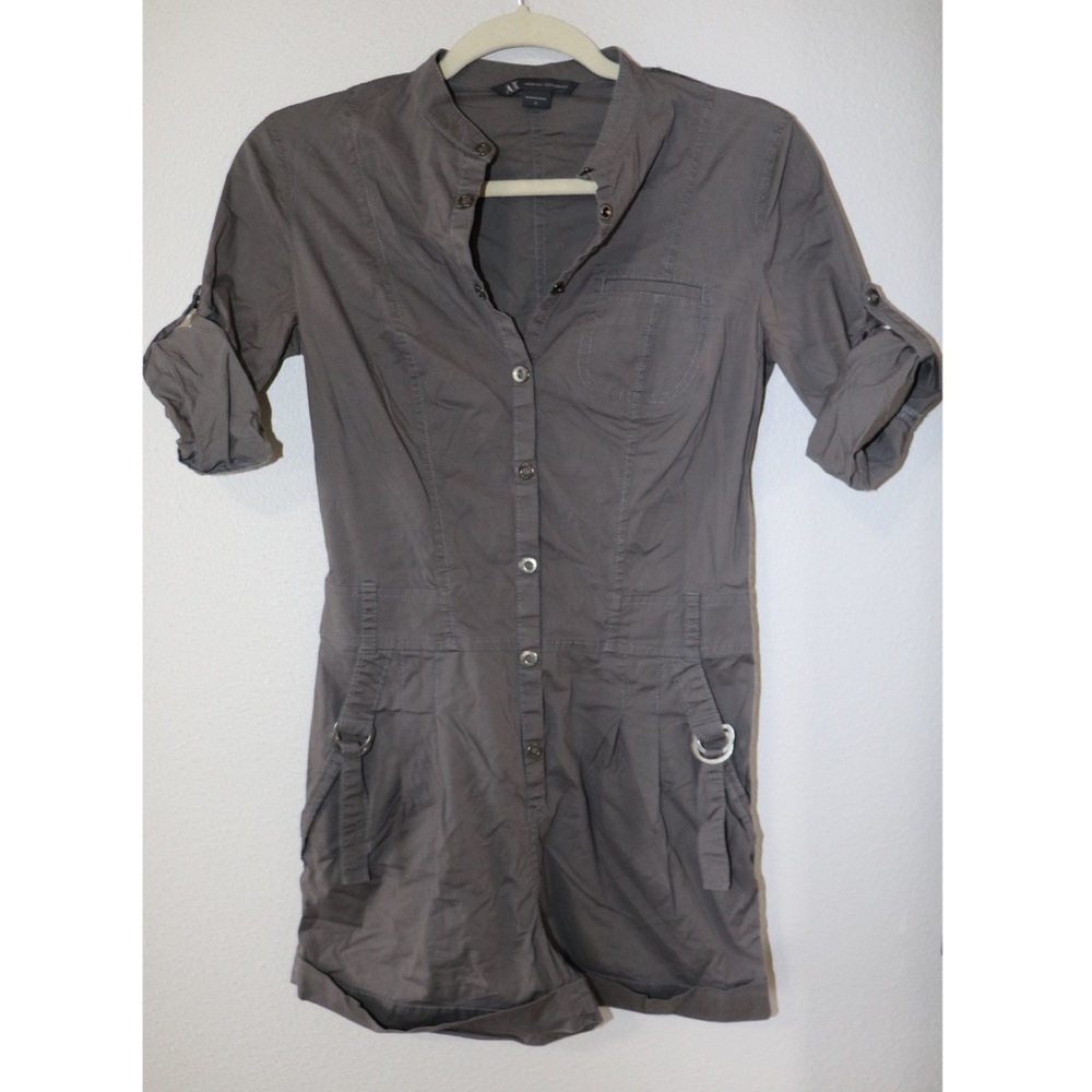 Armani Exchange Utility Romper Shorts